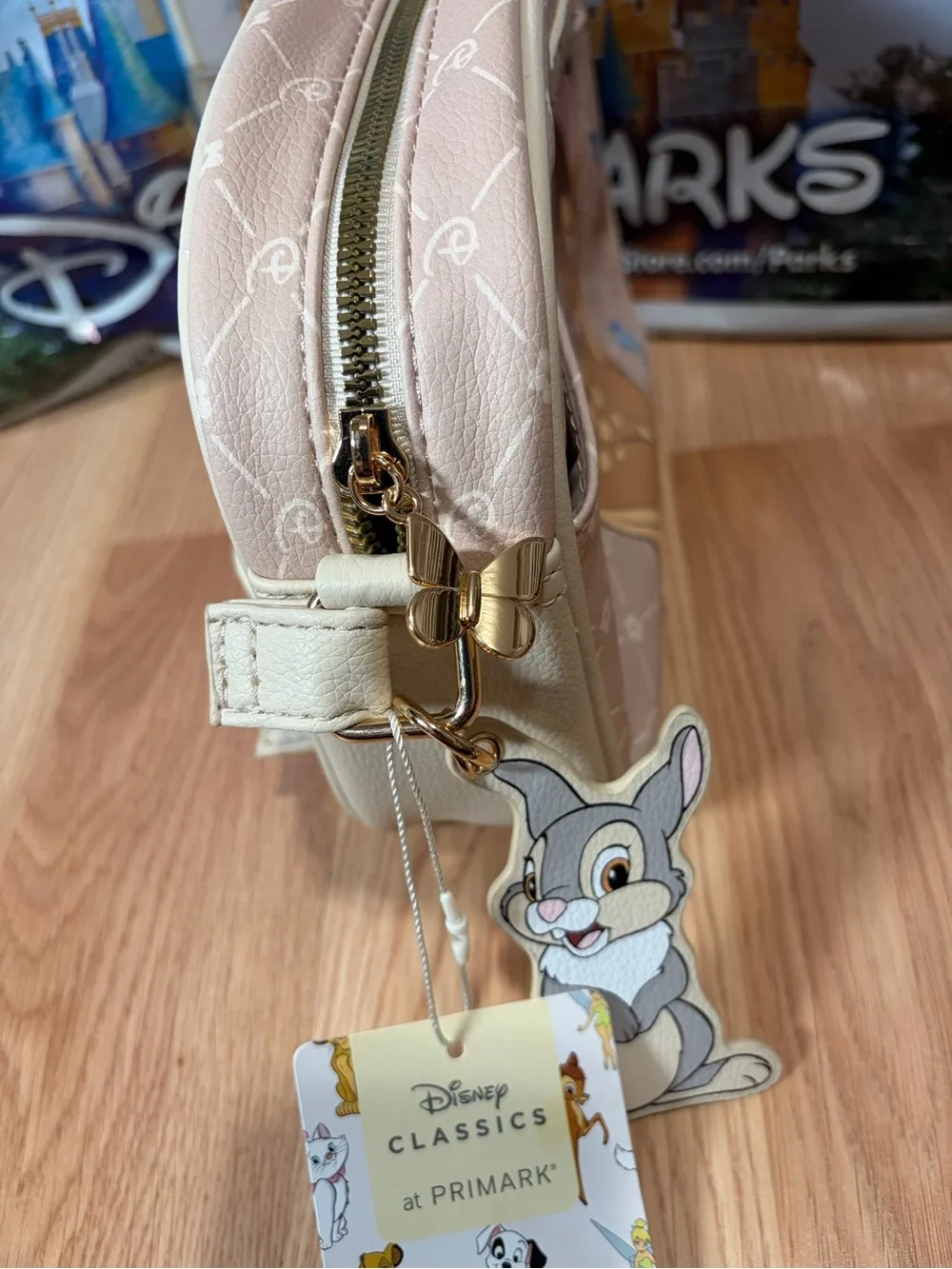 Disney Bambi with Thumper Charm Faux Leather Crossbody Bag Primark Exclusive NEW